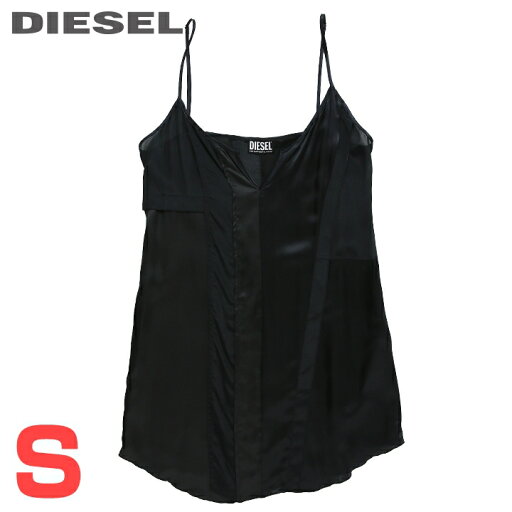 ★DIESEL ディーゼル レディース★シルク混 シアー素材切替 ミニキャミソールワンピース【D-BIANCA】【サイズS】【ブラック】die-l-t-e8-p45 《メーカー希望小売価格63,800円》 ★DIESEL ディーゼル レディース★シルク混 シアー素材切替 ミニキャミソールワンピース【D-BIANCA】【サイズS】【ブラック】die-l-t-e8-p45 《メーカー希望小売価格63,800円》