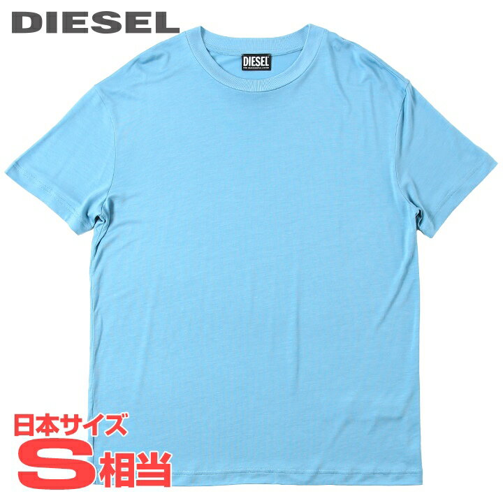 Rakuten - ★DIESEL ディーゼル レディース★サスティナブル リラックスフィット 半袖Tシャツ カットソー【T-ENKA-C.C】【サイズXS】【1サイズ程大きめのサイズ感】【ライトブルー】die-l-t-e8-p8d 《メーカー希望小売価格17,600円》