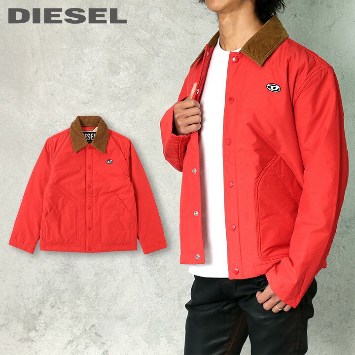 楽天市場】DIESEL ジャケット(カラーレッド)(メンズ 楽天市場】DIESEL ジャケット(カラーレッド)(メンズ