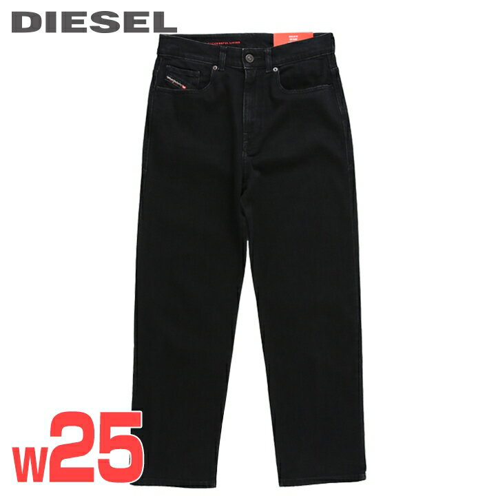 ★DIESEL ディーゼル レディース★レギュラーフィット ボーイフレンド クロップド ジーンズ ブ