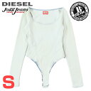 ★DIESEL ディーゼル レディース★B品 訳アリ スウェットデニム ジョグジーンズ 長袖ボディブリファー【D-CHO-NE】【サイズS】【ライトブルー】di...