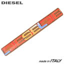 ■DIESEL ディーゼル メンズ レディース 男女兼用■牛革 本革 クラック加工 プリント パッチンブレス レザーブレスレット【A-PRINTYE】【サイズUNI】【ブラウンベース】die-m-a-f4-a21 《_メーカー希望小売価格9,900円》