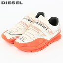 ■DIESEL ディーゼル メンズ■メッシュアッパー ベルクロストラップ ローカットスニーカー 靴【S-PENDHIO LC】【日本サイズ25.5〜28.0】【アイボリー×オレンジ】die-m-k-f4-k3f 《メーカー希望小売価格47,300円》(4)
