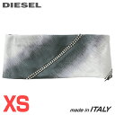 ★DIESEL ディーゼル レディース★ラインストーン装飾 ジャカード織 チューブトップ バンドゥトップ【T-MARDEN】【サイズXS】【グレー】die-l-...
