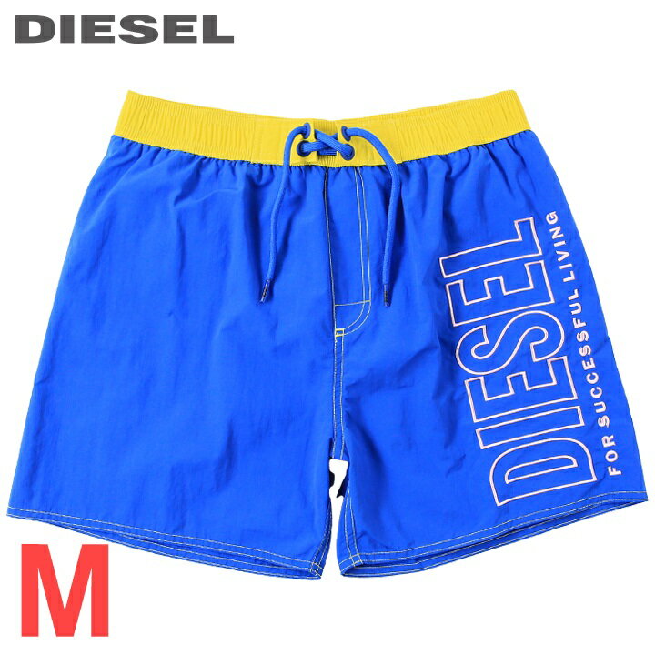 ■DIESEL ディーゼル メンズ■ロゴ刺繍 メンズ水着 男性水着 ショートトランクス サーフパンツ 海パン ビーチウェア スイムウェア【BMBX-WAVE2.017】【サイズM】【ブルー】die-m-c-f4-c0n 《_メーカー希望小売価格17,380円》