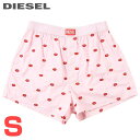 ★DIESEL ディーゼル レディース メンズ 男女兼用★ウエストゴム リップ くちびる 刺繍ドット トランクス ショーツ 下着 アンダーウエア【UUBX-ST...
