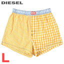★DIESEL ディーゼル レディース メンズ 男女兼用★ウエストゴム チェック柄 切替 トランクス ショーツ 下着 アンダーウエア【UUBX-STARK】【サ...