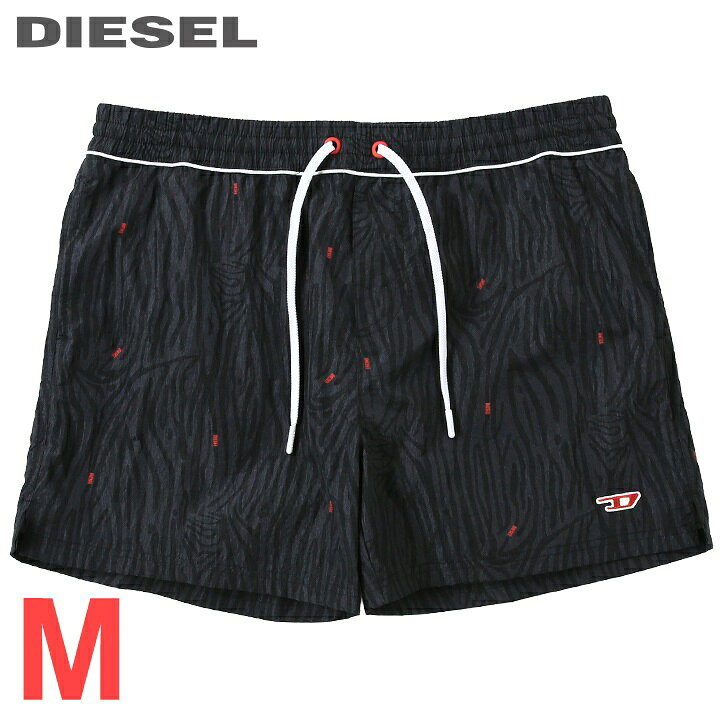 ■DIESEL ディーゼル メンズ■ゼブラ柄 アニマル柄 メンズ水着 ショートトランクス サーフパンツ 海パン ビーチウェア スイムウェアdie-m-c-g4-c41 《_メーカー希望小売価格17,600円》