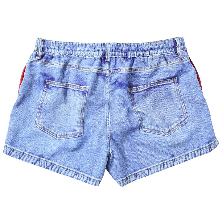 ■DIESEL ディーゼル メンズ■デニム風プリント トロンプルイユ メンズ水着 ショートトランクス サーフパンツ 海パン ビーチウェア スイムウェア【BMBX-MIKE】【サイズXL】【ブルー】die-m-c-g4-c53 《_メーカー希望小売価格23,100円》 2