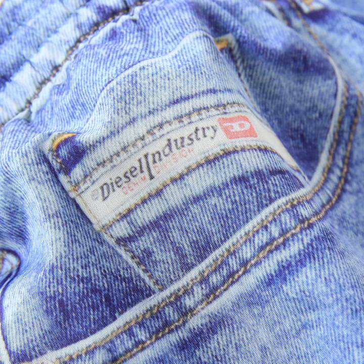 ■DIESEL ディーゼル メンズ■デニム風プリント トロンプルイユ メンズ水着 ショートトランクス サーフパンツ 海パン ビーチウェア スイムウェア【BMBX-MIKE】【サイズXL】【ブルー】die-m-c-g4-c53 《_メーカー希望小売価格23,100円》 3