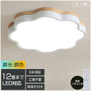 【5年保証】 シーリングライト LED 調光調色 電気 リモコン付き 子供部屋 6畳 8畳 10畳 12畳 14畳 寝室リビング 照明 おしゃれ 北欧 天然木 ...