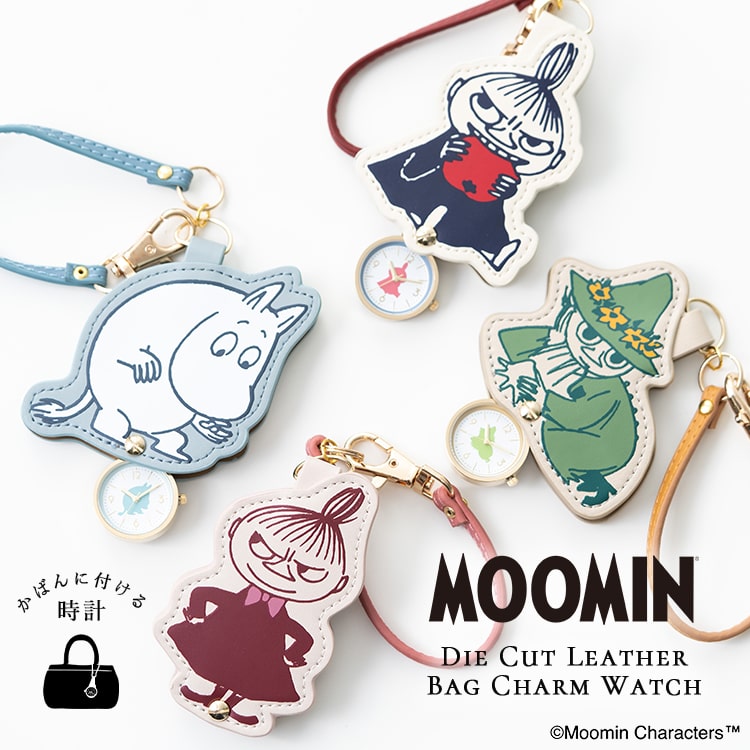 懐中時計 ムーミン ミィ ミイ リトルミイ スナフキン キーホルダーウォッチ かわいい おしゃれ 大人 MOOMIN バッグチャーム プレゼント..