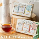 紅茶 ギフト セット おしゃれ nicotea プレゼント ティーバッグ ありがとう 退職 お礼 お祝い 内祝い お返し ご挨拶 ほんの気持ち プチギフト 異動...