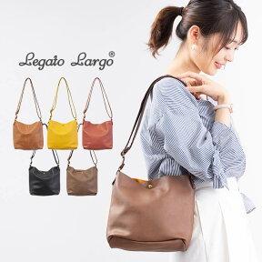 ショルダーバッグ レディース 斜め掛け 小さめ 大人 ブランド Legato Largo レガートラルゴ かわいい おしゃれ 合皮 シンプル 本革風 ミニショルダー フェイクレザー ミニバッグ サブバッグ 無地 マスタード キャメル ベージュ レッド メール便送料無料