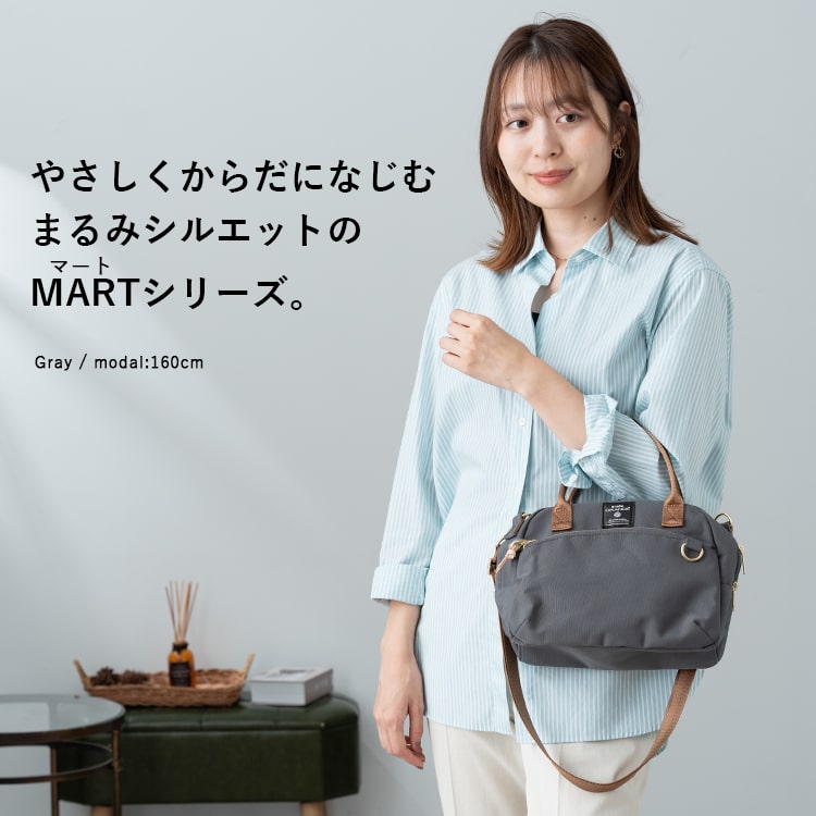 ミニボストンバッグ レディース ブランド アネロ anello 両面撥水 軽量 2way 10ポ...