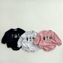【oott】three bear スウェットロンパース　韓国子供服 ベビー服 出産祝い 子供服 ファーストバースデー ハーフバースデー マタニティー 赤ちゃんのいる生活 プチプラ 映え
