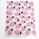 marimekko PIENI MANSIKKA 約54cm×145cm イチゴ ファブリック 生地 生地 ライトグリーン ピンク レディース マリメッコ【中古...