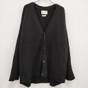 YOKE attic別注 カシミヤカーディガン Y21AW0301S-AC サイズ3 カーディガン ブラック メンズ ヨーク【中古】4-0124T