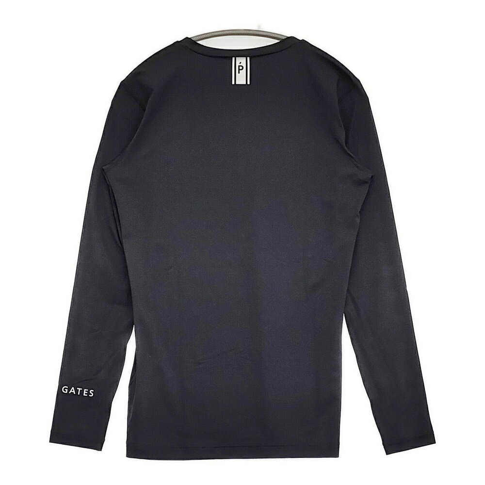 PEARLY GATES Vネックシャツ 吸水速乾・UVカット 冷感 ゴルフインナー サイズ4 カットソー ネイビー レディース パーリーゲイツ【中古】5-0718M