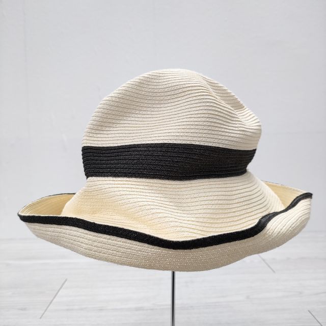 mature ha BOXED HAT ボックスハット 11cm 帽子 ハット オフホワイト レディース マチュアーハ【中古】4-0822M