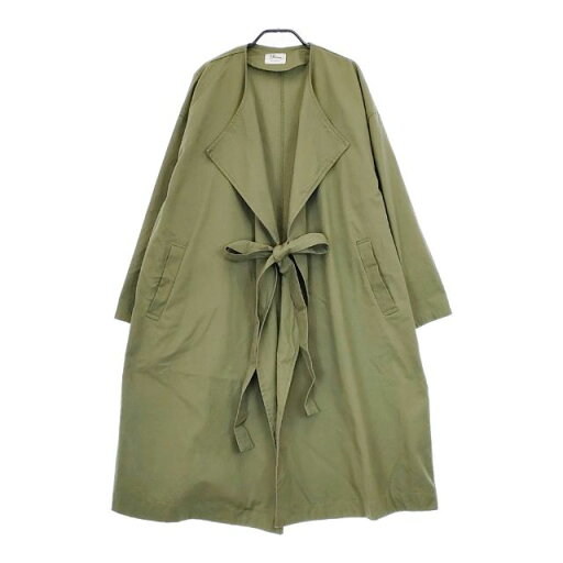 Yarmo WIDE WRAP COAT ワイドラップコート定価37400円 イギリス製 YAR-22SS CO24 コート 22SS カーキ レディース ヤーモ【中古】5-0409M Yarmo WIDE WRAP COAT ワイドラップコート定価37400円 イギリス製 YAR-22SS CO24 コート 22SS カーキ レディース ヤーモ【中古】5-0409M