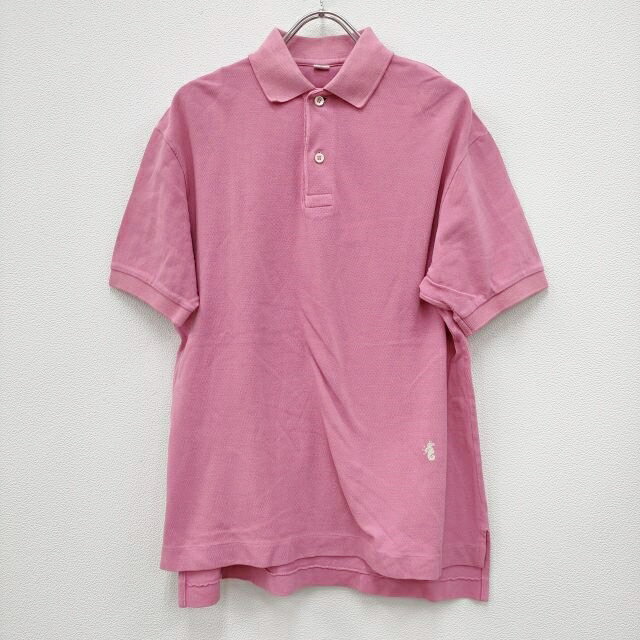 45R/45rpm スーピマカノコの33色908ローファーポロ 定価19800円 コットン サイズ2 ポロシャツ ピンク ..