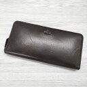 Vivienne Westwood コッパー ラウンドファスナーレザー長財布 牛革 定価26400円 長財布 ダークブラウン ブラック レディース ヴィヴィアン...