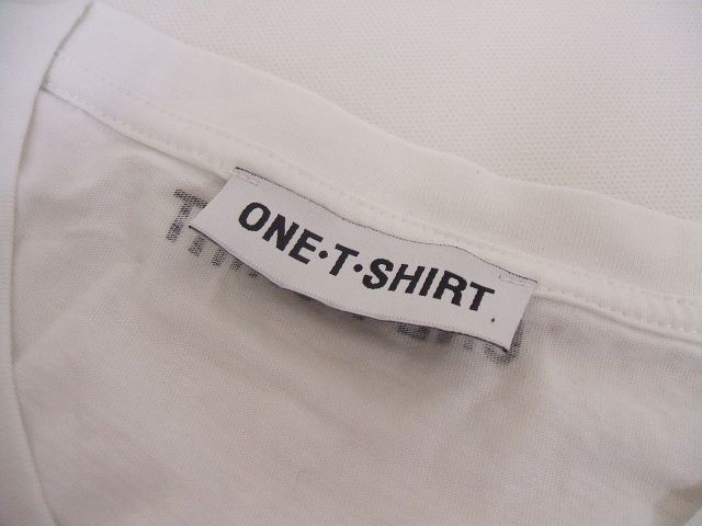 ONE T SHIRT by RICHARD HAINES リチャードヘインズ 新品 ユニセックス ICON 半袖Tシャツ ホワイト 【中古】2-0729S♪ 3