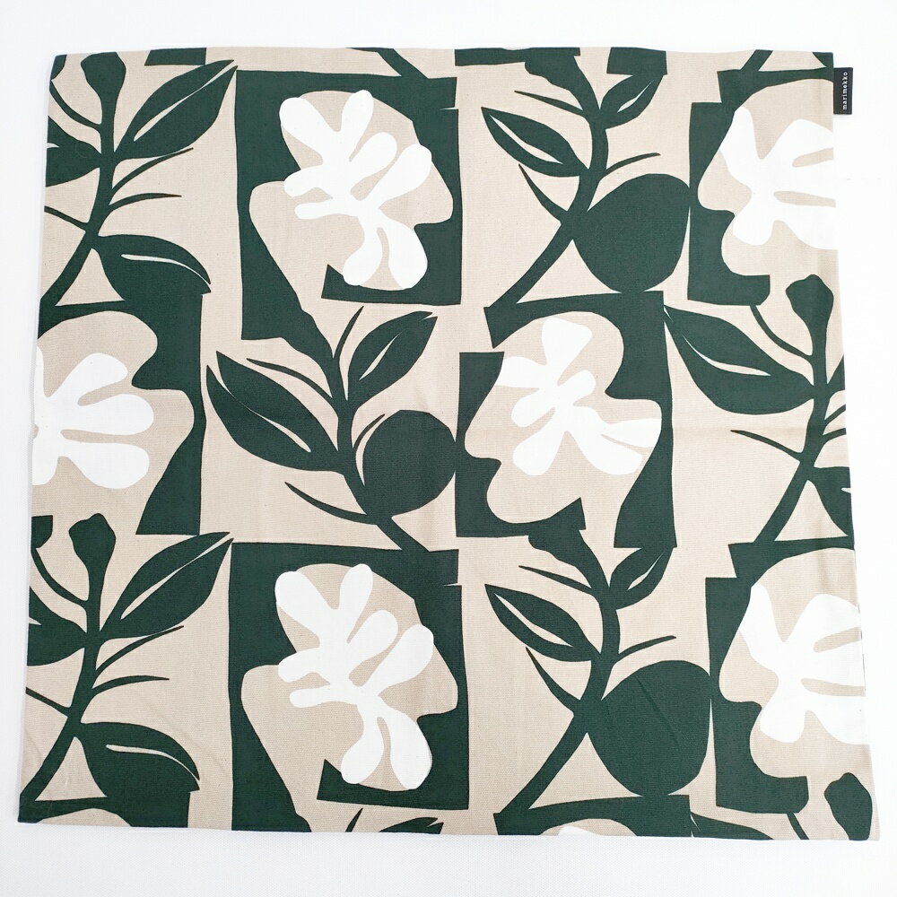 marimekko ピエネットナーティット クッションカバー コットン インテリアその他 ベージュ グリーン レディース マリメッコ【中古】5-0310G