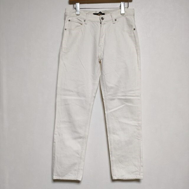 SI-HIRAI コットンリネン 36 ジーンズ デニムパンツ オフホワイト レディース スーヒライ【中古】4-0824M