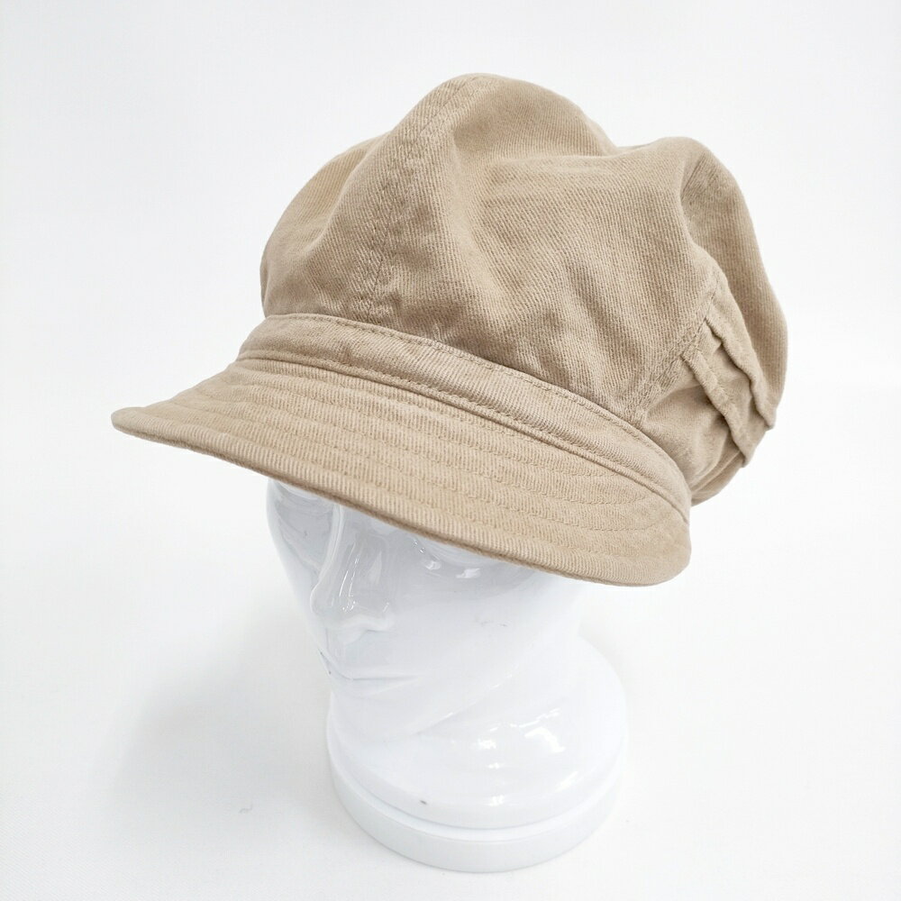 L.L.Bean コットン 帽子 キャップ ベージュ レディース エルエルビーン【中古】5-0913G(4)