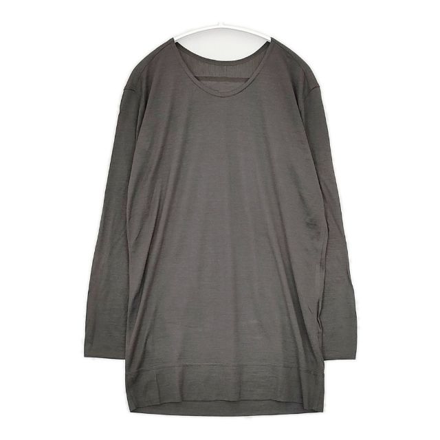 JURGEN LEHL J0114UB923 シルクウール サイズL チュニック グレー レディース ヨーガンレール【中古】5-1105M