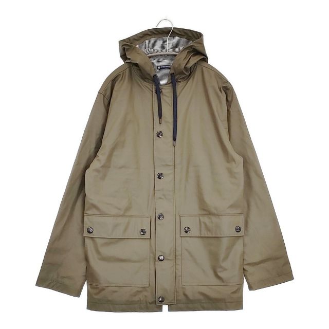 PETIT BATEAU ヨットパーカー レインコート ジャケット カーキ レディース プチバトー【中古】5-1105M