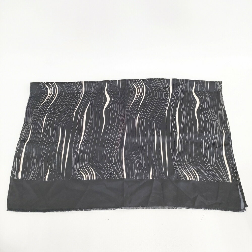 Paul Smith シルク 柄 ストール ブラック メンズ ポール・スミス【中古】5-0901G