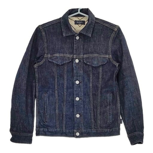 Paul Smith JEANS WASHED STRETCH-DENIM SHORT BLOUSON 定価30800円 553907 819HGW デニムジャケット ネイビー メンズ ポールスミスジーンズ【中古】5-0705M Paul Smith JEANS WASHED STRETCH-DENIM SHORT BLOUSON 定価30800円 553907 819HGW デニムジャケット ネイビー メンズ ポールスミスジーンズ【中古】5-0705M