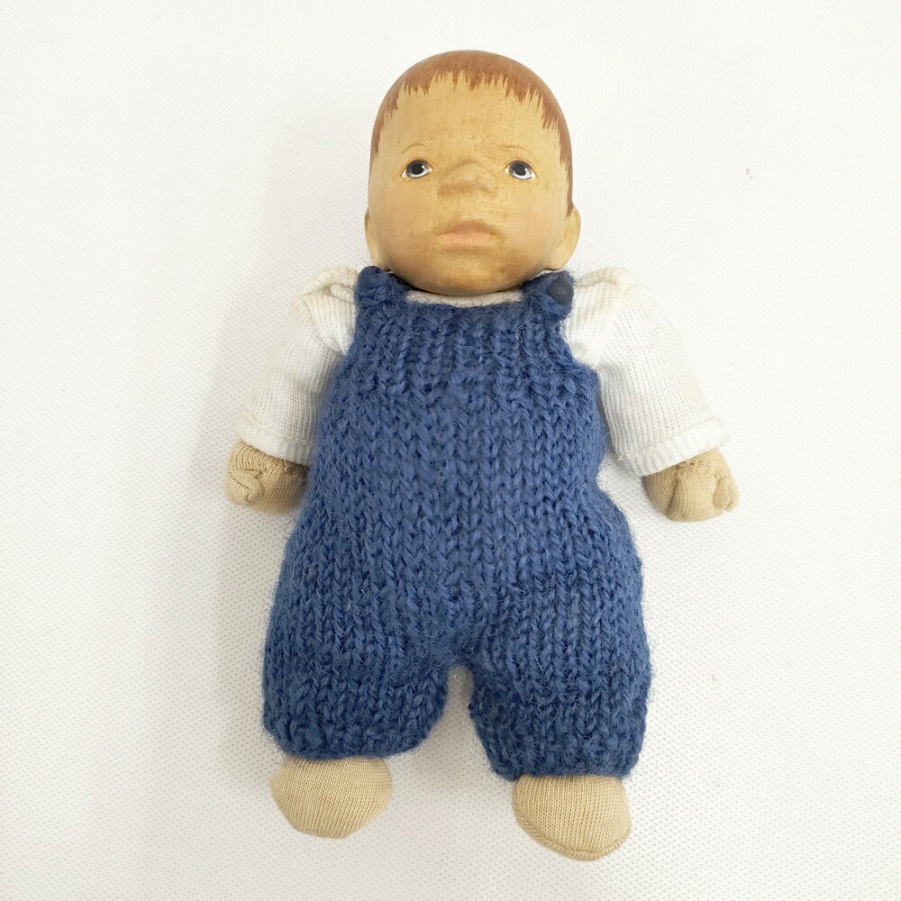 Elisabeth Pongratz エリザベート・ポングラッツ ポングラッツ人形 赤ちゃん ベビー オールウッド 木製 その他ホビー ブルー レディース【中古...