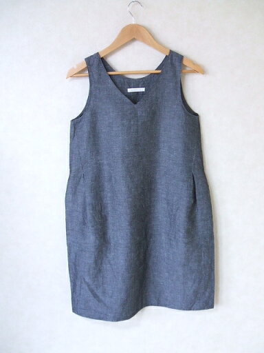 GALERIE VIE/シルク混ノースリーブワンピース/1/グレー/ギャルリーヴィー【レディース】【中古】1-0626S GALERIE VIE/シルク混ノースリーブワンピース/1/グレー/ギャルリーヴィー【レディース】【中古】1-0626S