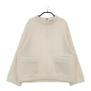 R&D.M.Co- 裏起毛ポケットジッププルオーバースウェット 6583 定価33000円 23AW アイボリー レディース オールドマンズテーラー【中古】5-0131T(4)