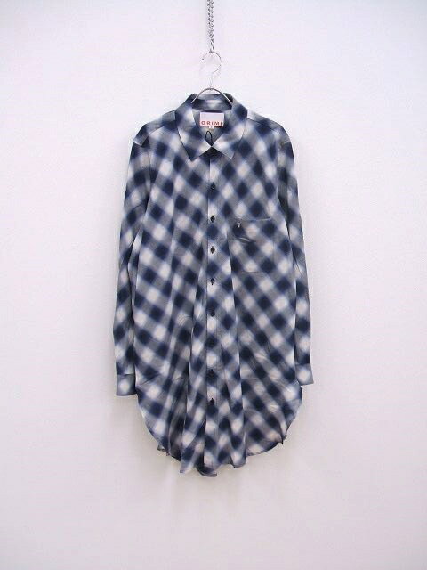 ORIMI NEW GRUNGE LONG SHIRT BL