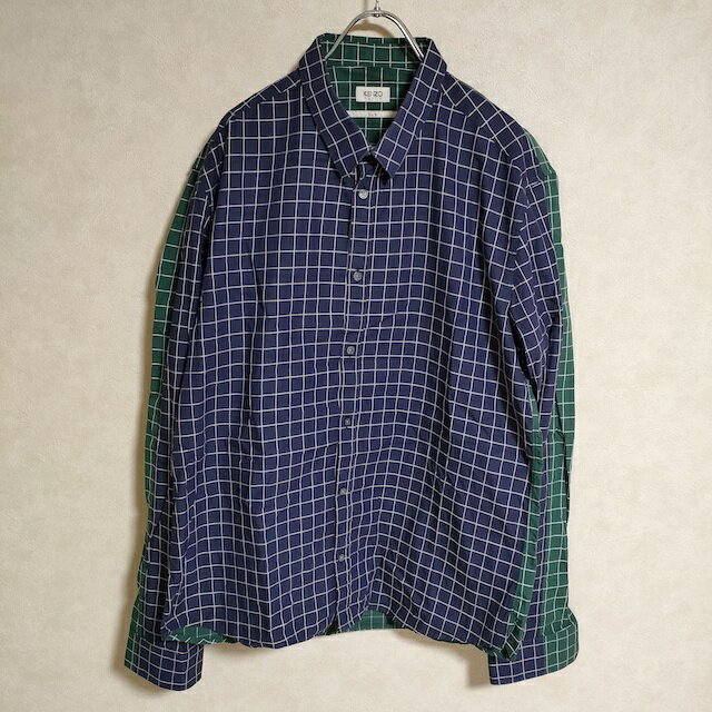 KENZO チェック柄 配色 SLIM サイズ43 