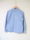 UNITED ARROWS フランネル スモールワイド シャツ サイズS 長袖シャツ ライトブルー メンズ ユナイテッドアローズ【中古】2-0224M(4)