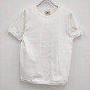 Goodwear USA製 無地 袖リブ 裾リブ サイズS 半袖Tシャツ カットソー ホワイト レディース グッドウェア【中古】3-0717S♪