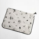 R&D.M.Co- B.S EMBROIDERY LINEN POUCH ブリティッシュスポーツ エンブロイダリーリネンポーチ ポーチ グレージュ レディース ...