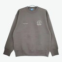 Huber Store フーバーストア original Emblem sweat crewneck サイズL 裏起毛 スウェット グレー メンズ【中古】5-0...