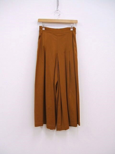 humoresque culotte skirt HA23023B サイズ36 定価66000円 新品 キュロット パンツ ブラウン レディース ユーモレスク2-1129T♪