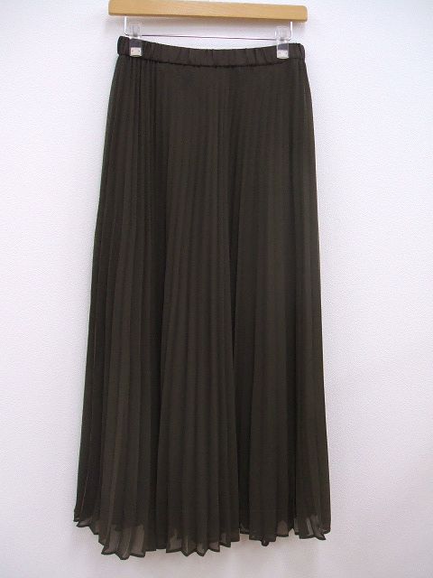 green label relaxing/UNITED ARROWS プリーツスカート ブラウン レディース ユナイテッドアローズ【中古】1-0414M