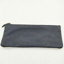 ARTS&SCIENCE Long Pouch SS レザーペンケース 革 小物入れ ポーチ ネイビー レディース アーツ&サイエンス【中古】5-0512G(4)