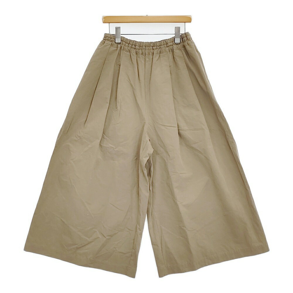 QUARTERLY CL easy wideパンツ 定価29700円 サイズM イージーワイド パンツ 25SS カーキ レディース クォータリー【中古】5-1001M(4)