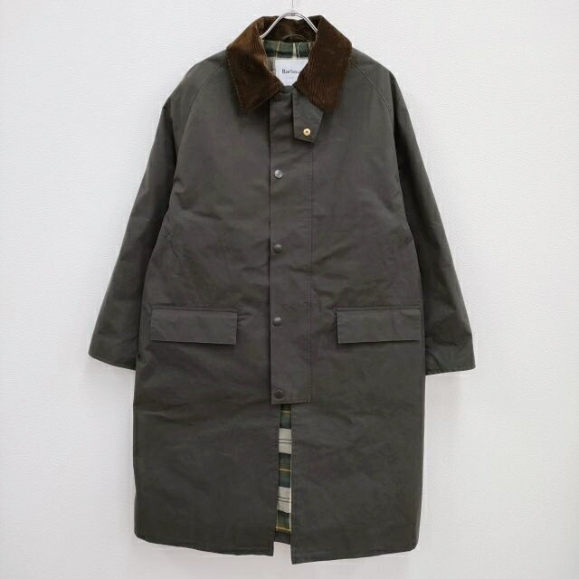 Barbour/markaware EDIFICE BURGHLEY バーレー エディフィス別注 222MCAS024 コート カーキ メンズ バブアー/マーカウェア4-0402T♪