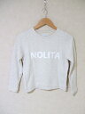 upper hights 144K502 NOLITA プリント サイズ0 スウェット アイボリー・グレーミックス レディース アッパーハイツ【中古】2-082...